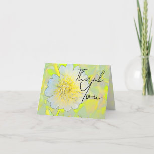 Floral "Thank You" Card