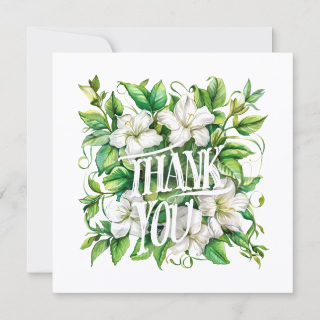 Floral Thank You Card (Front)