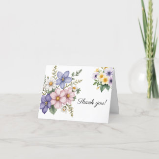 Floral Thank You Card #1