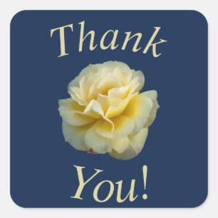 Floral Thank You Sticker / Envelope Seal