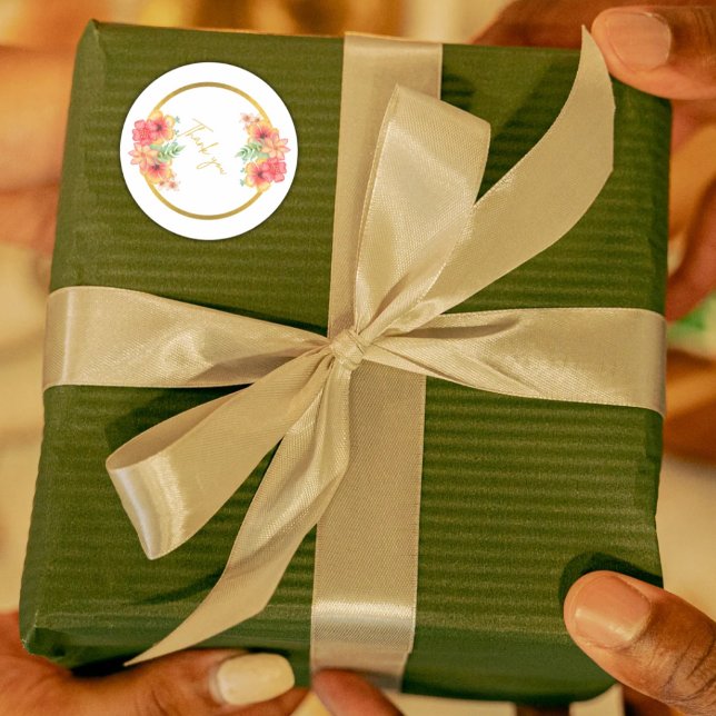 Floral Thank You Stickers (Creator Uploaded)