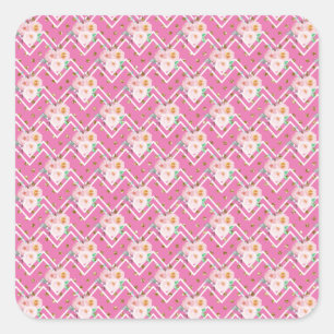 Floral Thank You Stickers
