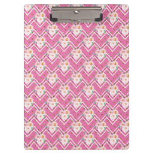 Floral Thank You Stickers Clipboard