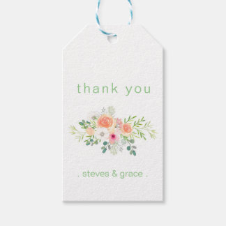Floral Thank you tags - Summer Elegance Collection