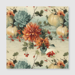 Floral Thanksgiving Vintage Pattern (1)