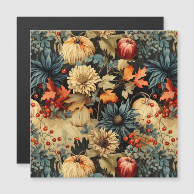 Floral Thanksgiving Vintage Pattern (12) (Front/Back)
