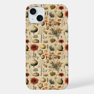 Floral Thanksgiving Vintage Pattern (3) iPhone 15 Plus Case