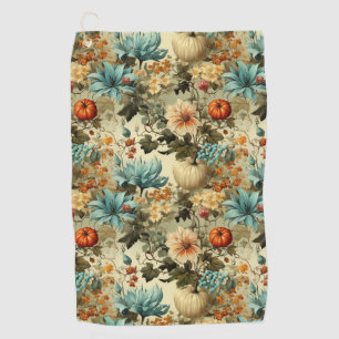 Floral Thanksgiving Vintage Pattern (5) Golf Towel