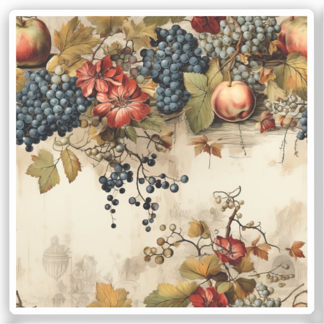 Floral Thanksgiving Vintage Pattern (9) (Front)