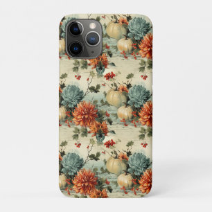 Floral Thanksgiving Vintage Pattern iPhone 11 Pro Case