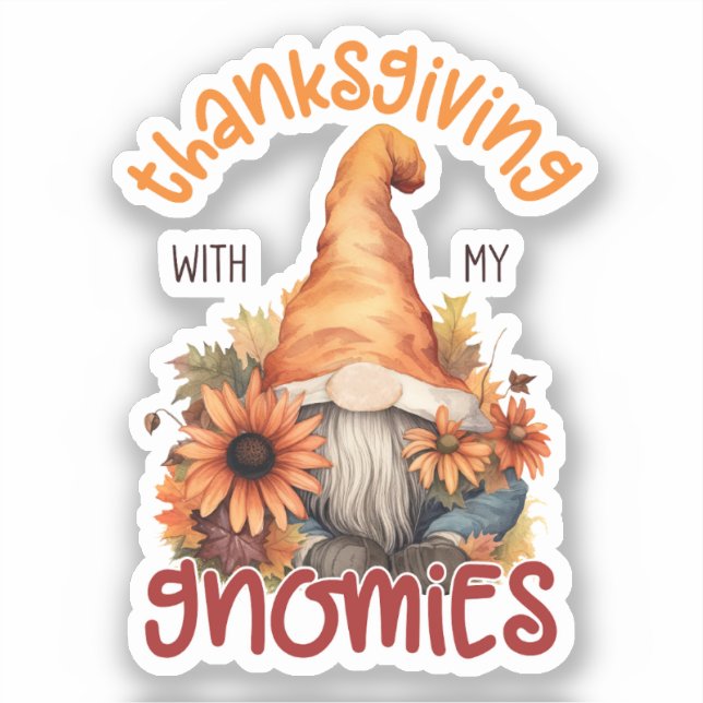 Floral Thanksgiving with my Gnomies  (Front)
