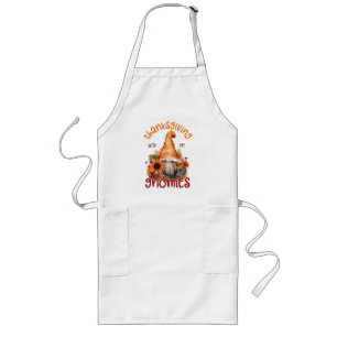 Floral Thanksgiving with my Gnomies Long Apron