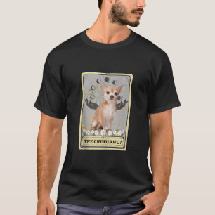 Floral The Chihuahua Tarot Card Halloween Chihuahu T-Shirt