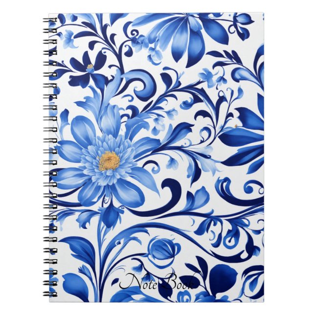 Floral-Themed Notebook (Front)
