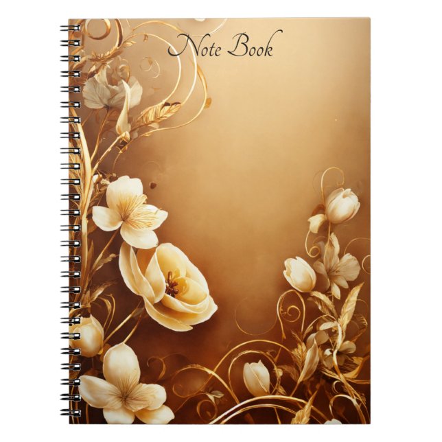 Floral-Themed Notebook (Front)