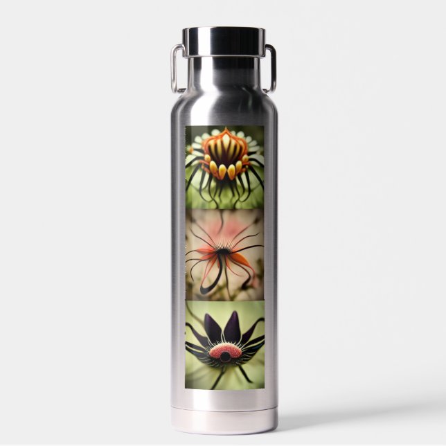  floral-themed Water Bottle (Front)
