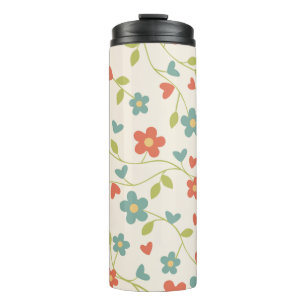 Floral Thermal Tumbler