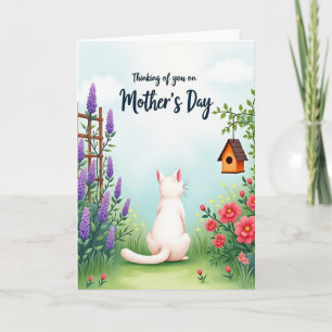 Floral Thinking Of You Mothers Day Card