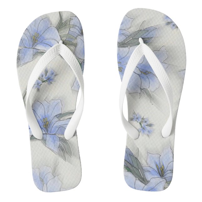 Floral Thongs (Footbed)
