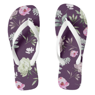 Floral thongs