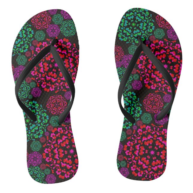 Floral Thongs (Footbed)