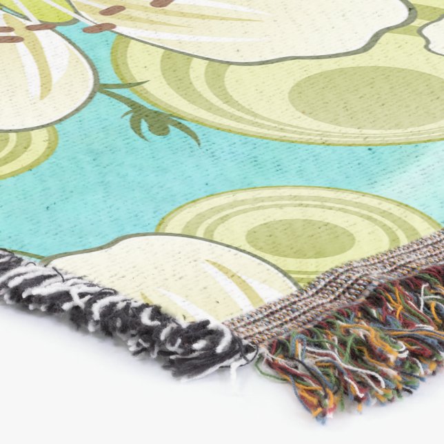 Floral  throw blanket (Corner)