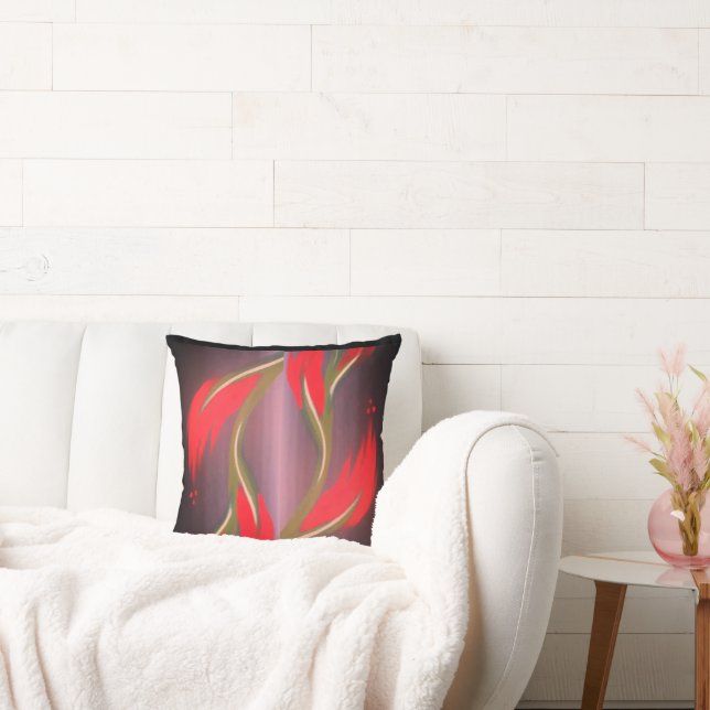 Floral Throw Cushion (Couch)