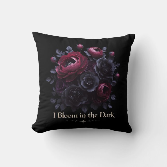 Floral Throw Pillow  (Front)