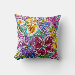 Floral Throw Pillow