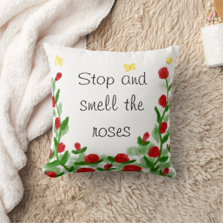 Floral Throw Pillow