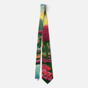 Floral tie