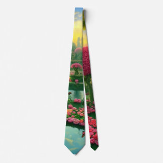 Floral tie