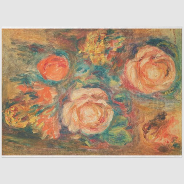 Floral Tissue or Decoupage Paper (Front)