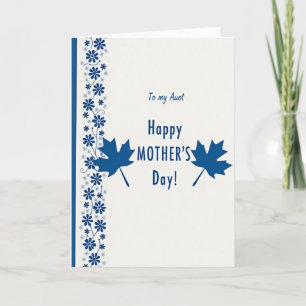 Floral To Aunt Mothers Day Card