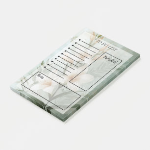 Floral To-Do List Post-it Notes