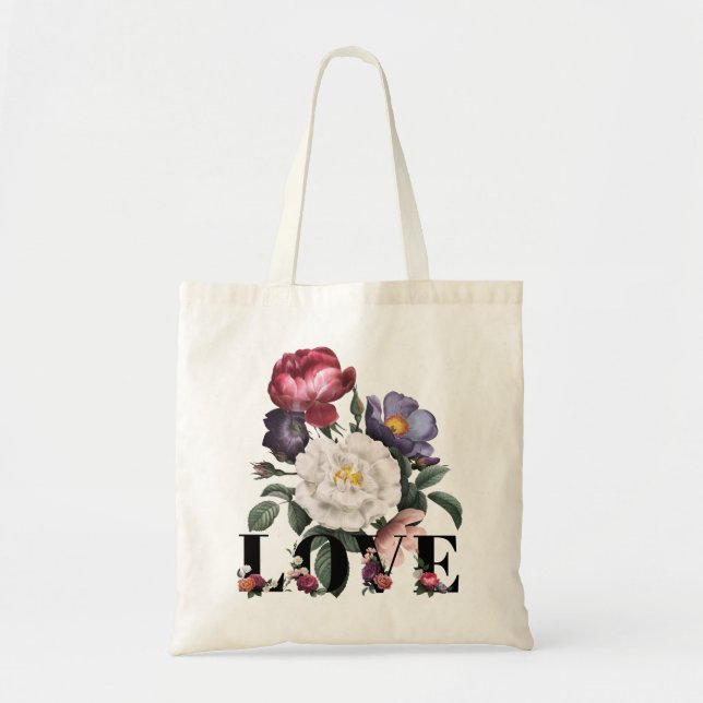 Floral Tote Bag (Front)