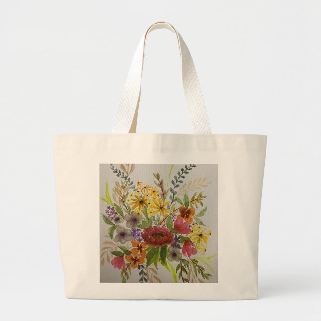 Floral Tote Bag (Front)