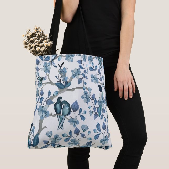 Floral Tote Bag (Close Up)