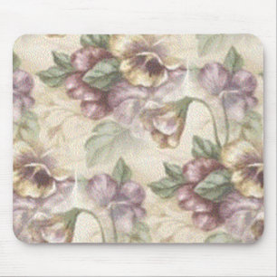 floral touch mouse pad