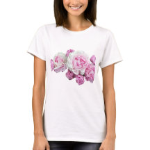 Floral Transparent Design T Shirt