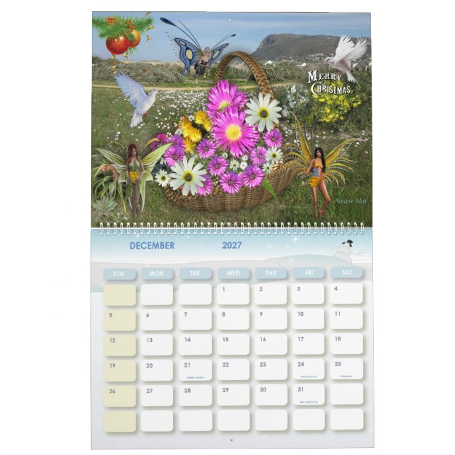 Floral Treasures Calendar (Dec 2027)