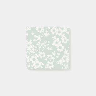 Floral Trellis - Muted Sage Post-it Notes