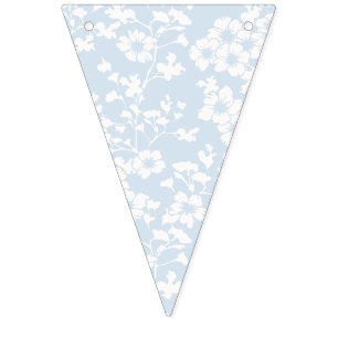 Floral Trellis - Powder Blue Bunting