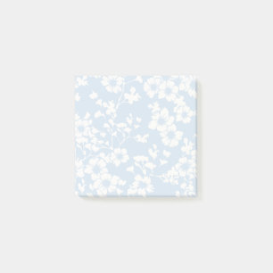 Floral Trellis - Powder Blue Post-it Notes