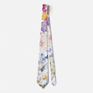 Floral trendy  tie