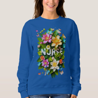 Floral Tribute to Nurses Sweatshirt
