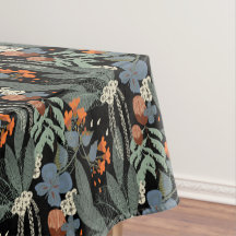 Floral tropical jungle ©️TRForsman tablecloth