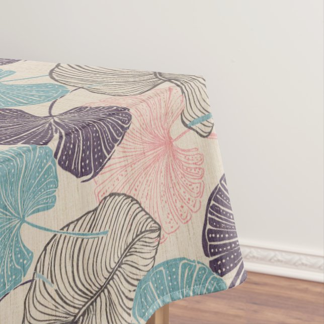 Floral tropical tablecloth (In Situ)