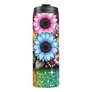 Floral Tumbler Sublimation Wrap Design Tumbler
