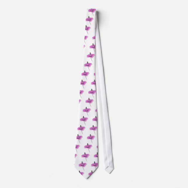 Floral und pink tie (Front)